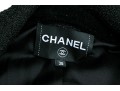 Chanel Striking Black And White Tweed Jacket, Size 36