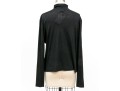 Akris Black Cashmere Long Sleeve Shirt, Size 14, Retail Approximately $880
