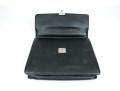 Louis Vuitton Handsome Black Leather Briefcase