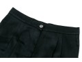 Chanel Classic Black Wool Pants, Size 44