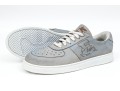 Etro Handsome Grey Leather Mens Sneakers, Size 43, With Box, $450 Retail