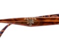 Prada Fabulous Brown Acrylic Tortoiseshell Sunglasses