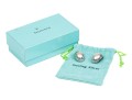 Tiffany & Co. Sterling Silver Handsome Oval Button Earrings
