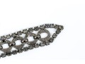 Fabulous Vintage Metal And Rhinestone Adjustable Belt
