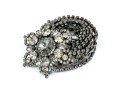 Fabulous Vintage Metal And Rhinestone Adjustable Belt