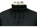Akris Black Cashmere Long Sleeve Shirt, Size 14, Retail Approximately $880