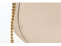Chloe Chic Small Ivory Leather Flap Shoulder Bag, Chain Strap