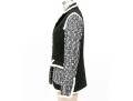 Chanel Striking Black And White Tweed Jacket, Size 36