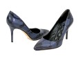 Brian Atwood Unique Blue Python Patterned Pumps, Size 38 1/2