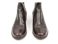 Stuart Weitzman Handsome Brown Leather And Stretch Knee High Pull On Boot, Size 8M