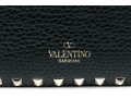 Valentino Bold Studded Black Leather Shoulder Bag
