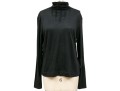 Akris Black Cashmere Long Sleeve Shirt, Size 14, Retail Approximately $880