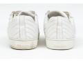 Prada Breezy White Leather Quilted Sneakers, Size 36 1/2
