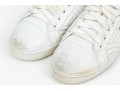 Prada Breezy White Leather Quilted Sneakers, Size 36 1/2