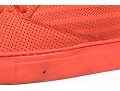 Balenciaga Striking Red Orange Leather Mens High Top Sneakers, Size 41