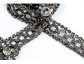 Fabulous Vintage Metal And Rhinestone Adjustable Belt