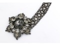 Fabulous Vintage Metal And Rhinestone Adjustable Belt