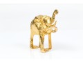 Mimi Di N Fabulous Vintage Gold Tone Elephants Belt Buckle, Circa 1972