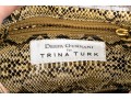 Deepa Gurnani For Trina Turk Beautiful Burnout Leather Clutch/shoulder Bag