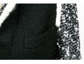 Chanel Striking Black And White Tweed Jacket, Size 36