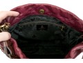 Lanvin Beautiful Large Quilted Burgundy Leather Bag