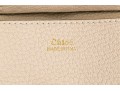 Chloe Chic Small Ivory Leather Flap Shoulder Bag, Chain Strap