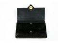Hermes Dark Brown Vintage Suede Flap Clutch