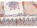 Pucci Pretty Pink, Coral And Tan Vintage Floral Patterned Motif Silk Scarf