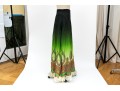 Etro Striking Black And Green Ombre Maxi Skirt, Size 40, $1200 Retail