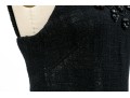 Milly Beautiful Black And Ivory Bedazzled Tank Sheath, Size 4