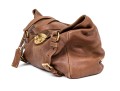 Prada Wonderful Brown Deerskin Hobo Bag