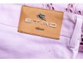 Etro Unique Lavender Purple Eyelet Bell Bottom Jeans, Size 26, $1170 Retail