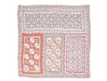 Pucci Pretty Pink, Coral And Tan Vintage Floral Patterned Motif Silk Scarf