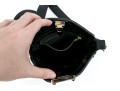 Valentino Bold Studded Black Leather Shoulder Bag