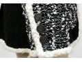 Chanel Striking Black And White Tweed Jacket, Size 36
