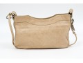 Balenciaga Striking Tan Leather Baguette Top Zip Shoulder Bag, Studded Accents