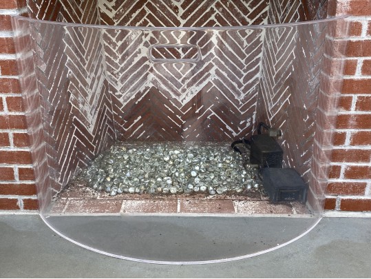 Awesome Outdoor Resin Arched Fire Screen