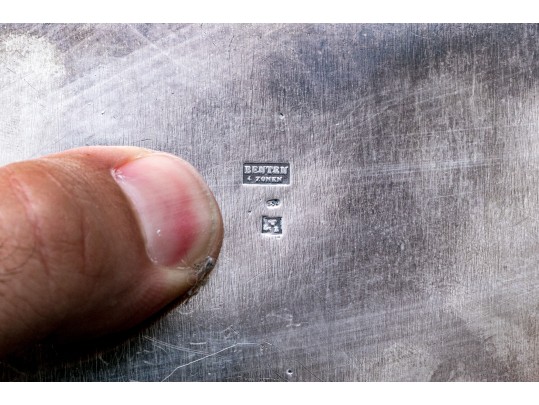 Continental 800 Silver Footed Butlers Tray, 21.37 OZT