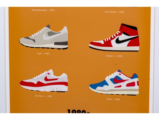 Nike 1980’s Decade Shoe Print