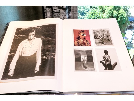 Albert Watson Kaos Ltd. Ed. Furry Covered Book On Custom Lucite Book Stand