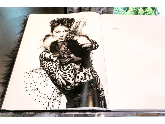 Albert Watson Kaos Ltd. Ed. Furry Covered Book On Custom Lucite Book Stand