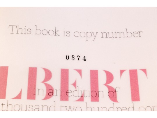 Albert Watson Kaos Ltd. Ed. Furry Covered Book On Custom Lucite Book Stand