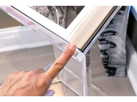 Albert Watson Kaos Ltd. Ed. Furry Covered Book On Custom Lucite Book Stand