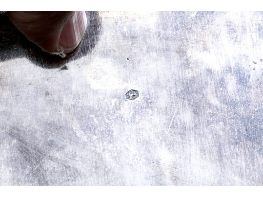 Continental 800 Silver Footed Butlers Tray, 21.37 OZT