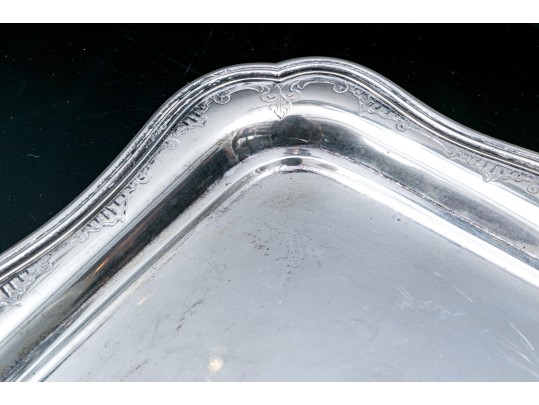 Continental 800 Silver Footed Butlers Tray, 21.37 OZT