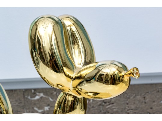 After Jeff Koons Painted Resin Balloon Dog