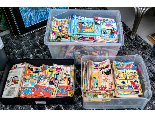 Massive Collection Of Vintage Comic Books, Including Betty & Veronica