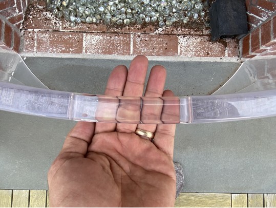 Awesome Outdoor Resin Arched Fire Screen