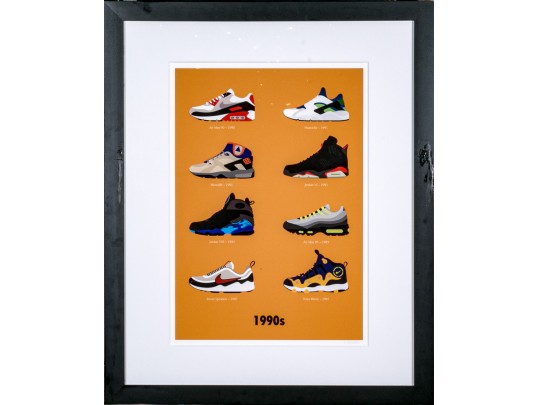 Nike 1990’s Decade Shoe Print