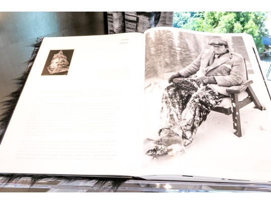 Albert Watson Kaos Ltd. Ed. Furry Covered Book On Custom Lucite Book Stand